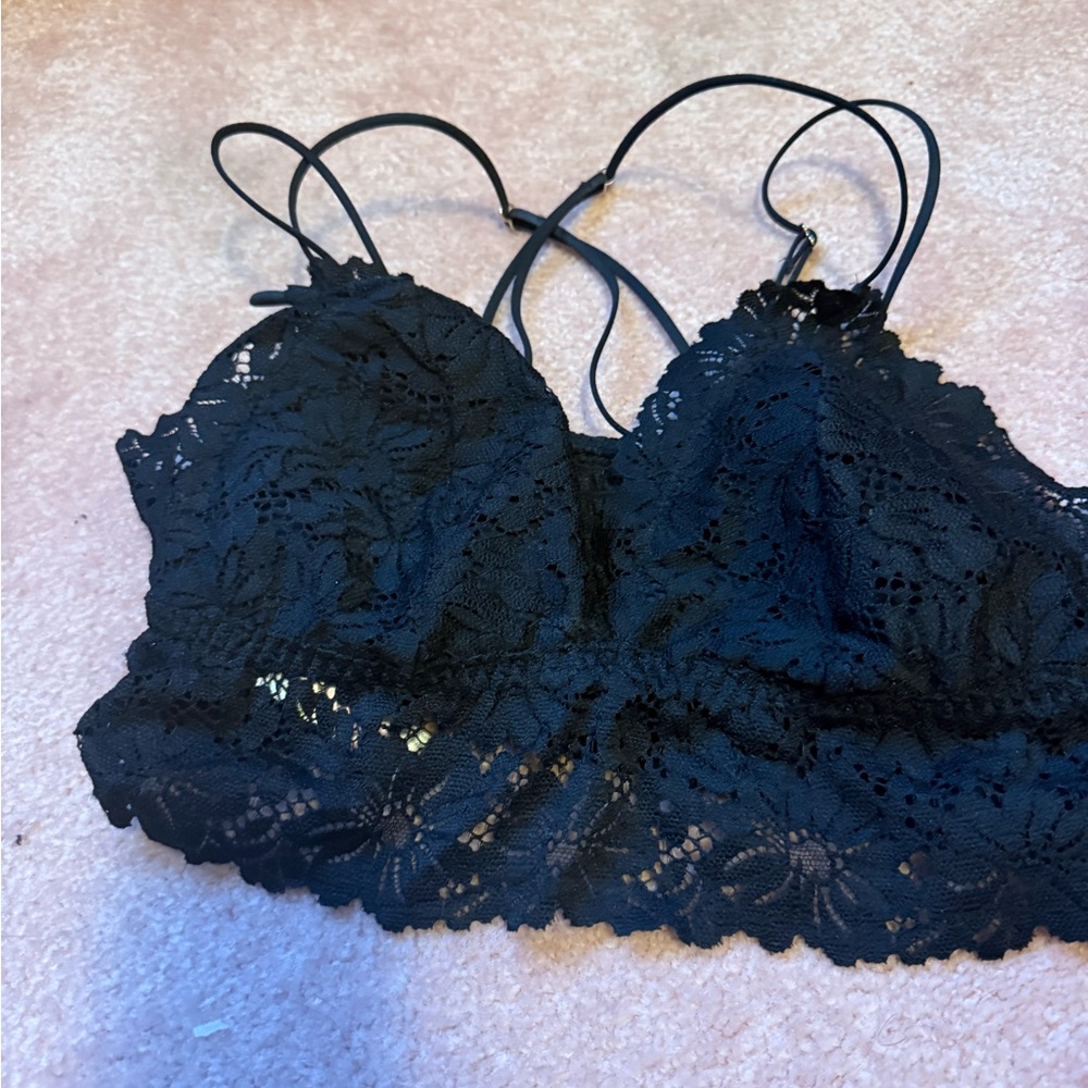 Victoria's Secret Black Lace Bralette